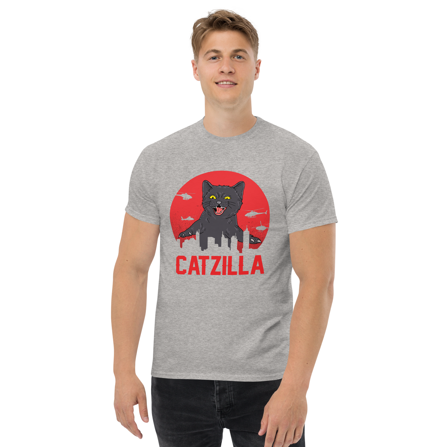 CATZILLA Cat series unisex cotton t-shirt