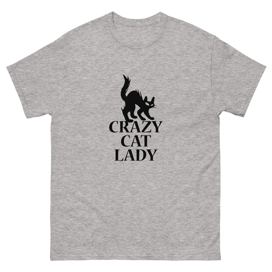 CRAZY CAT LADY Cat series unisex cotton t-shirt