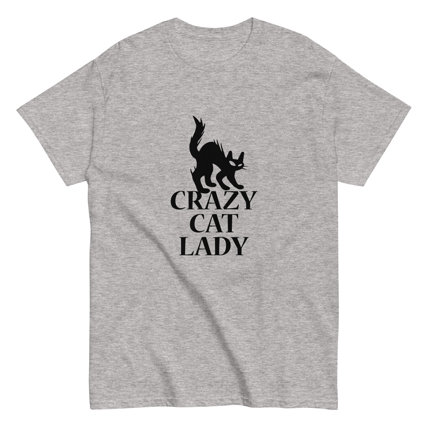 CRAZY CAT LADY Cat series unisex cotton t-shirt