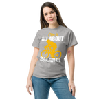 BALANCED LIFE unisex t-shirt - Printoo Shop - - bicycle, t-shirt, unisex, Unisex Classic Tee | Gildan 5000