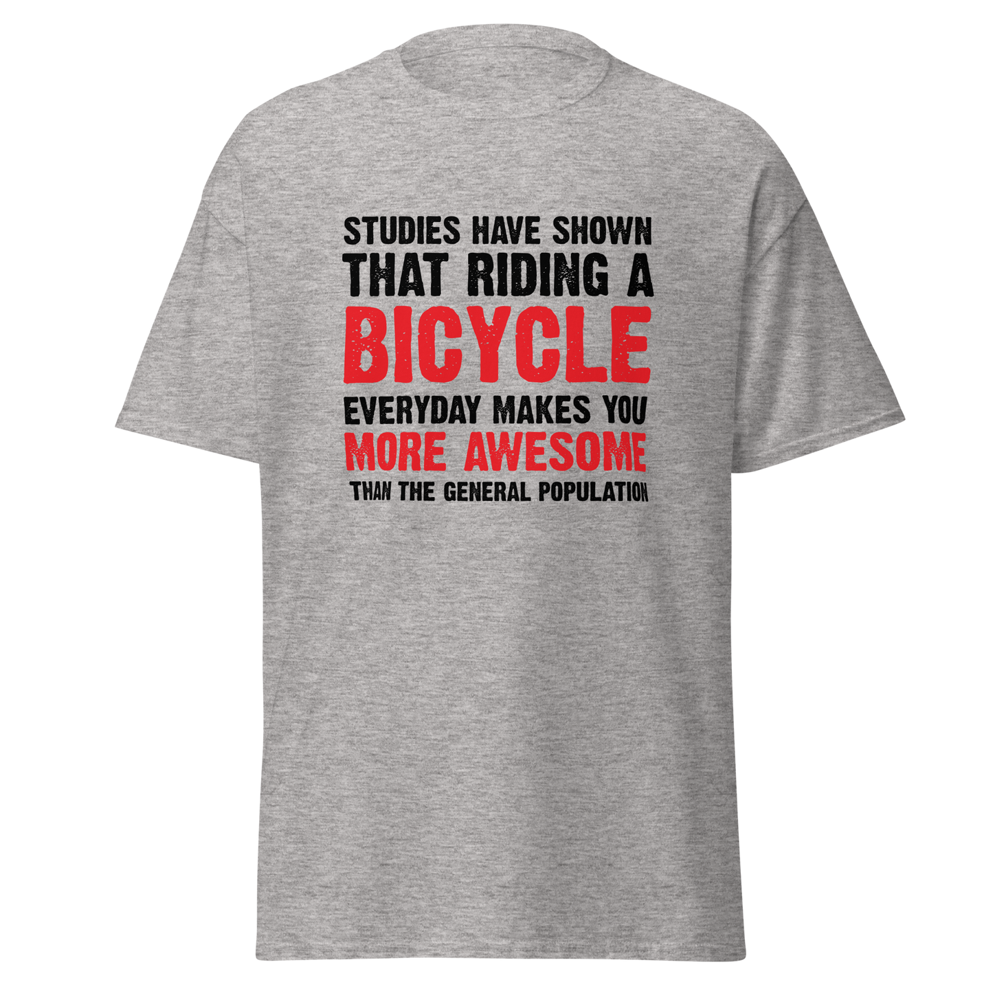 BICYCLE MORE AWESOME unisex t-shirt