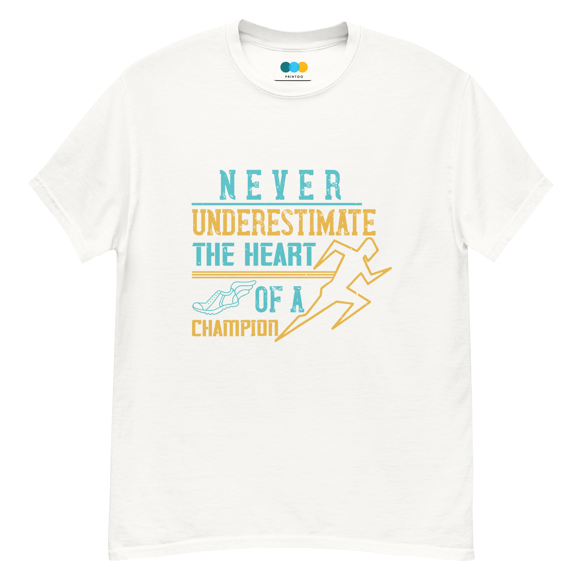 HEART OF A CHAMPION unisex t-shirt