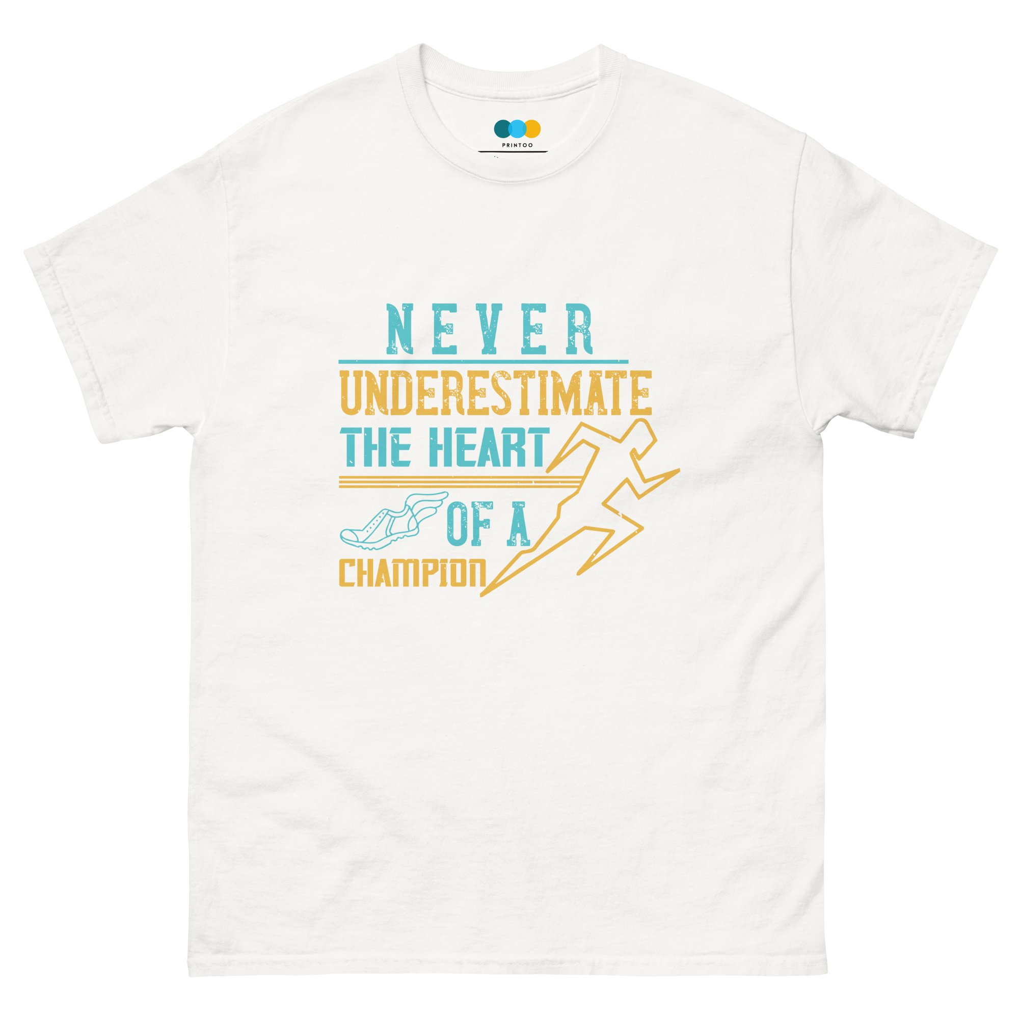 HEART OF A CHAMPION unisex t-shirt