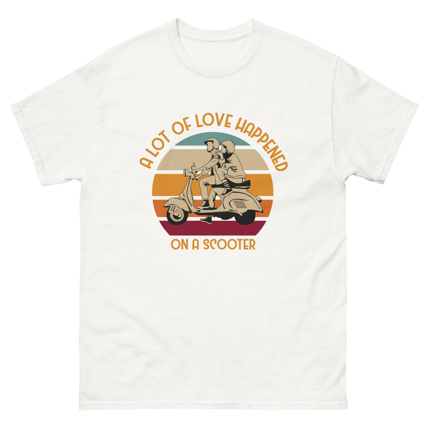 LOVE ON WHEELS unisex tee