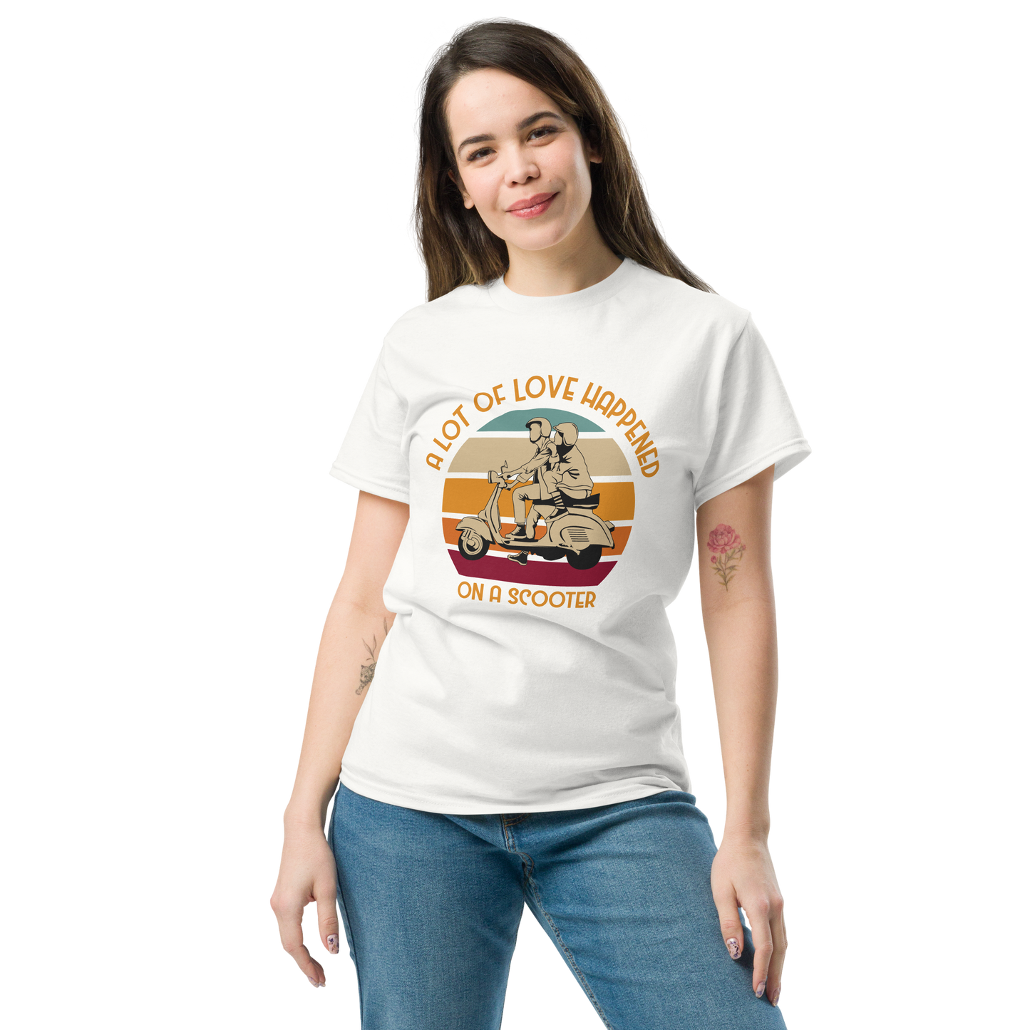 LOVE ON WHEELS unisex tee