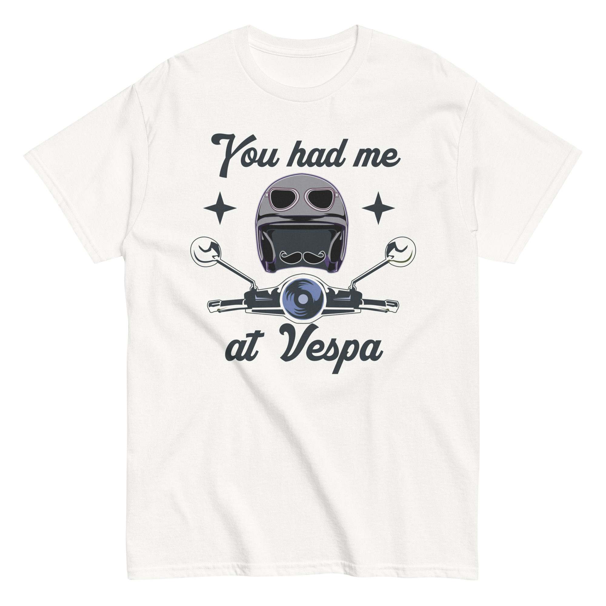 Camiseta unisex ME TIENES EN VESPA