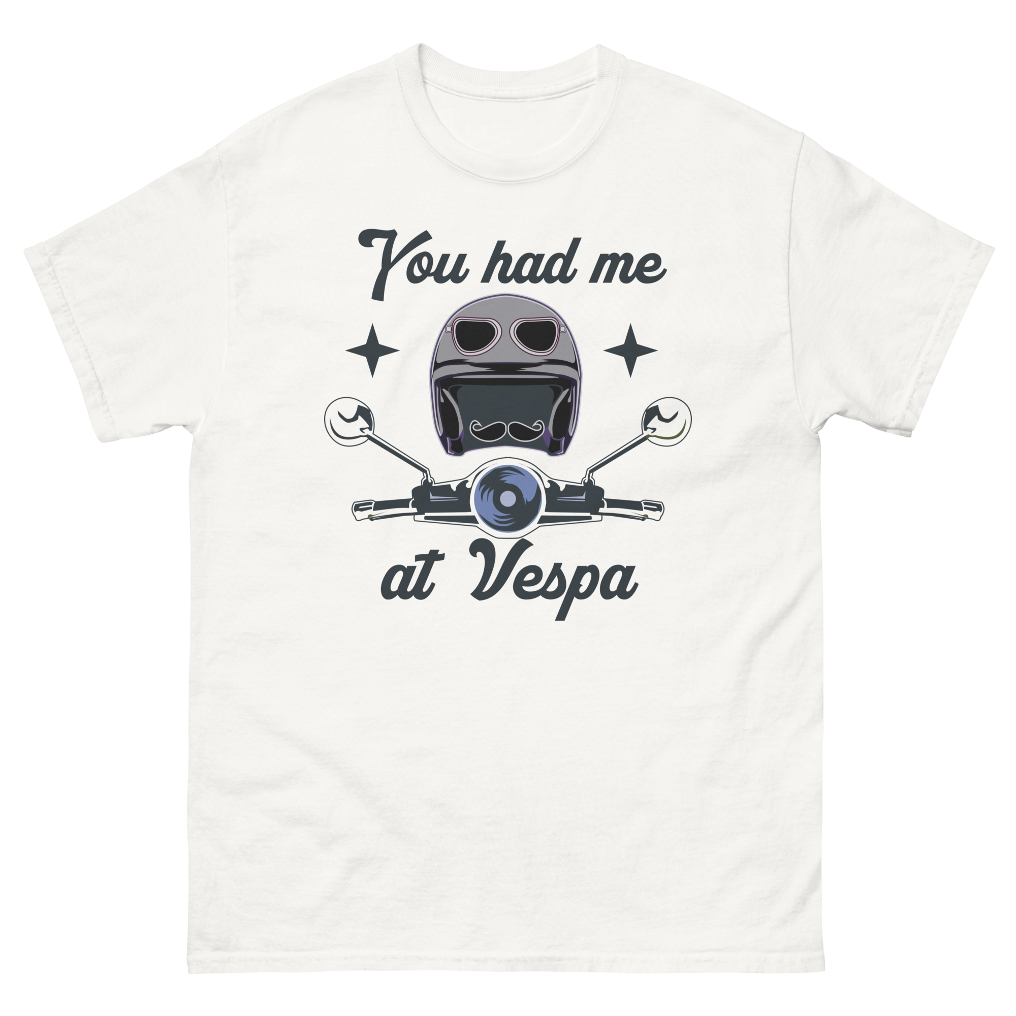 Camiseta unisex ME TIENES EN VESPA
