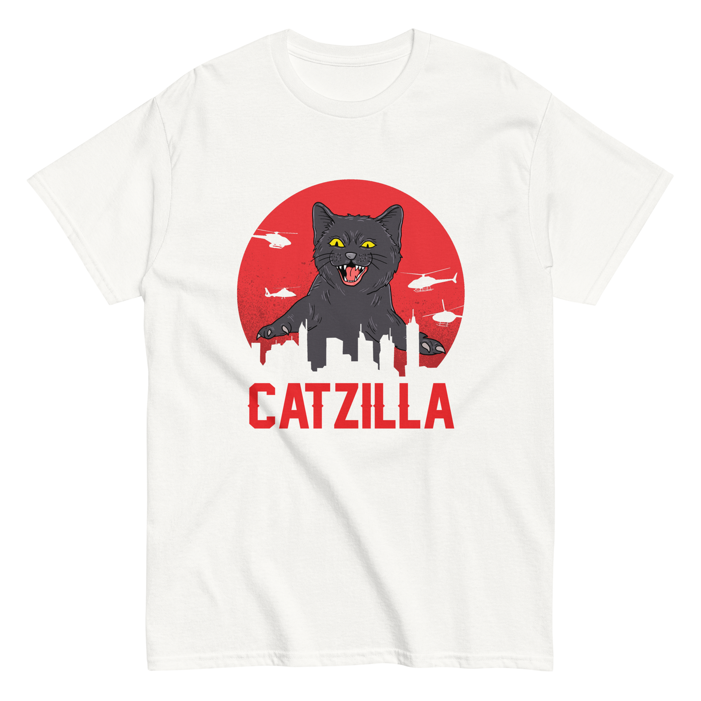 CATZILLA Cat series unisex cotton t-shirt