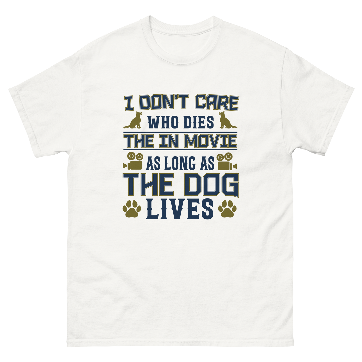 THE DOG LIVES unisex dog series t-shirt