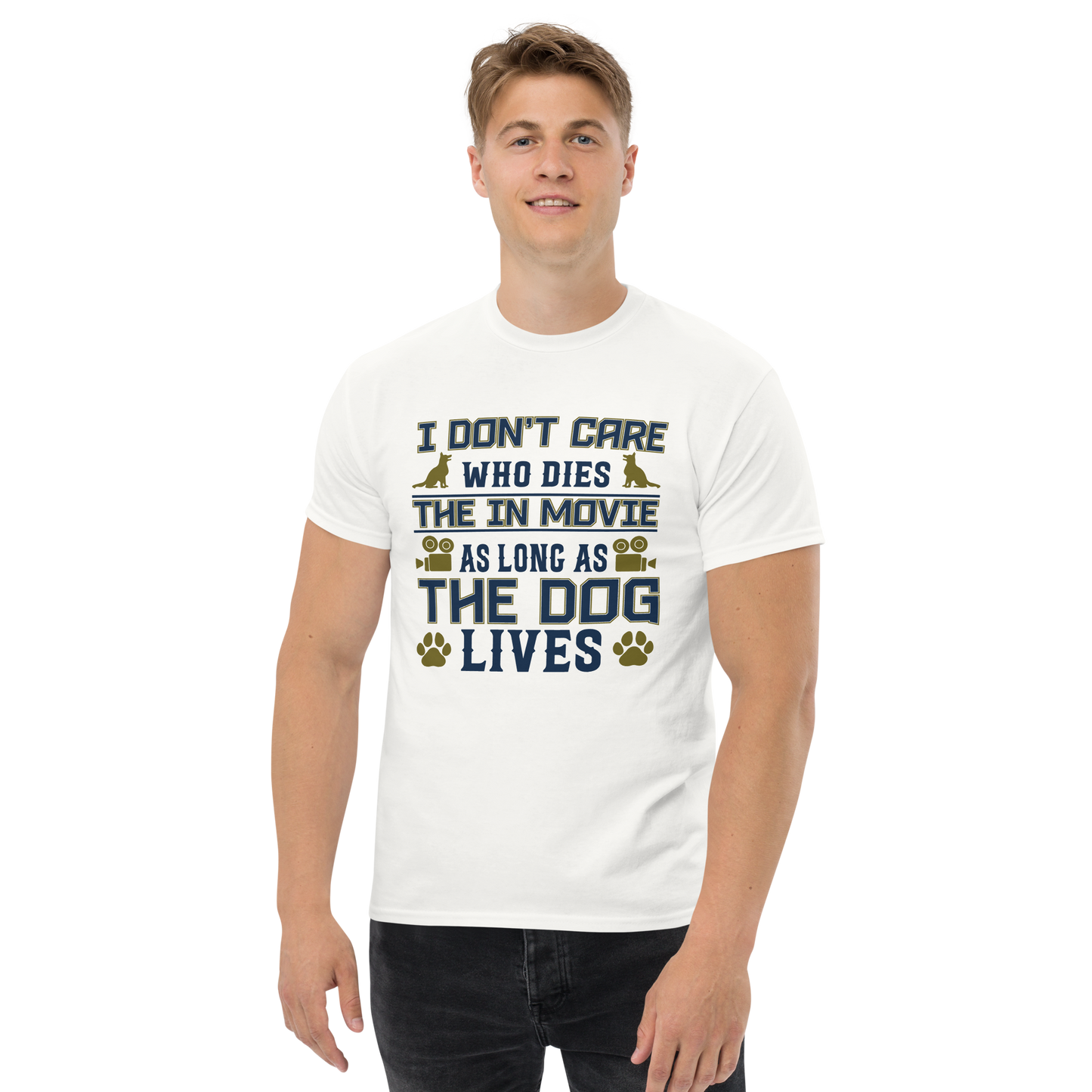 THE DOG LIVES unisex dog series t-shirt