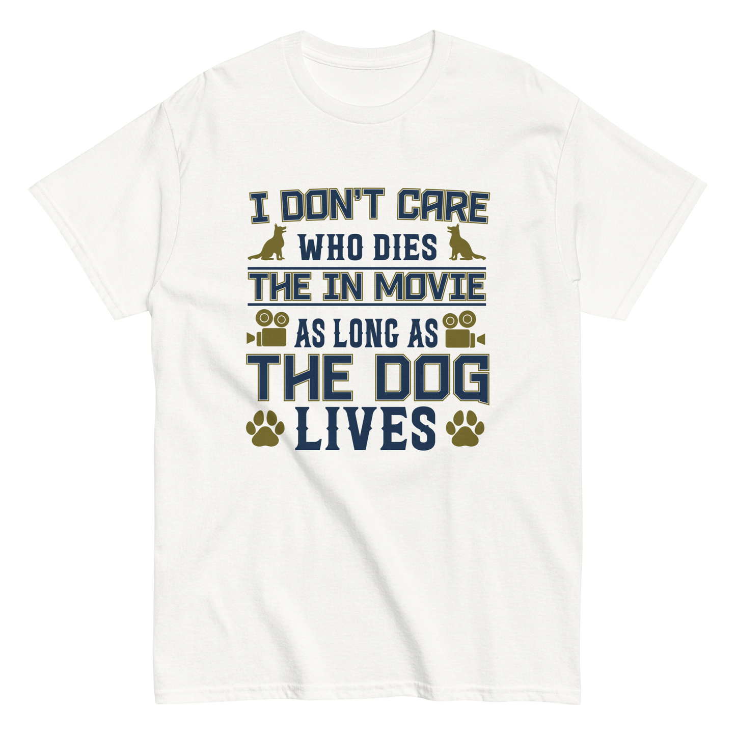 THE DOG LIVES unisex dog series t-shirt