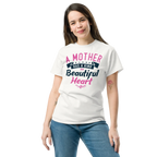 MOTHER HEART unisex t-shirt - Printoo Shop - - Mom t-shirts, t-shirt, unisex, Unisex Classic Tee | Gildan 5000