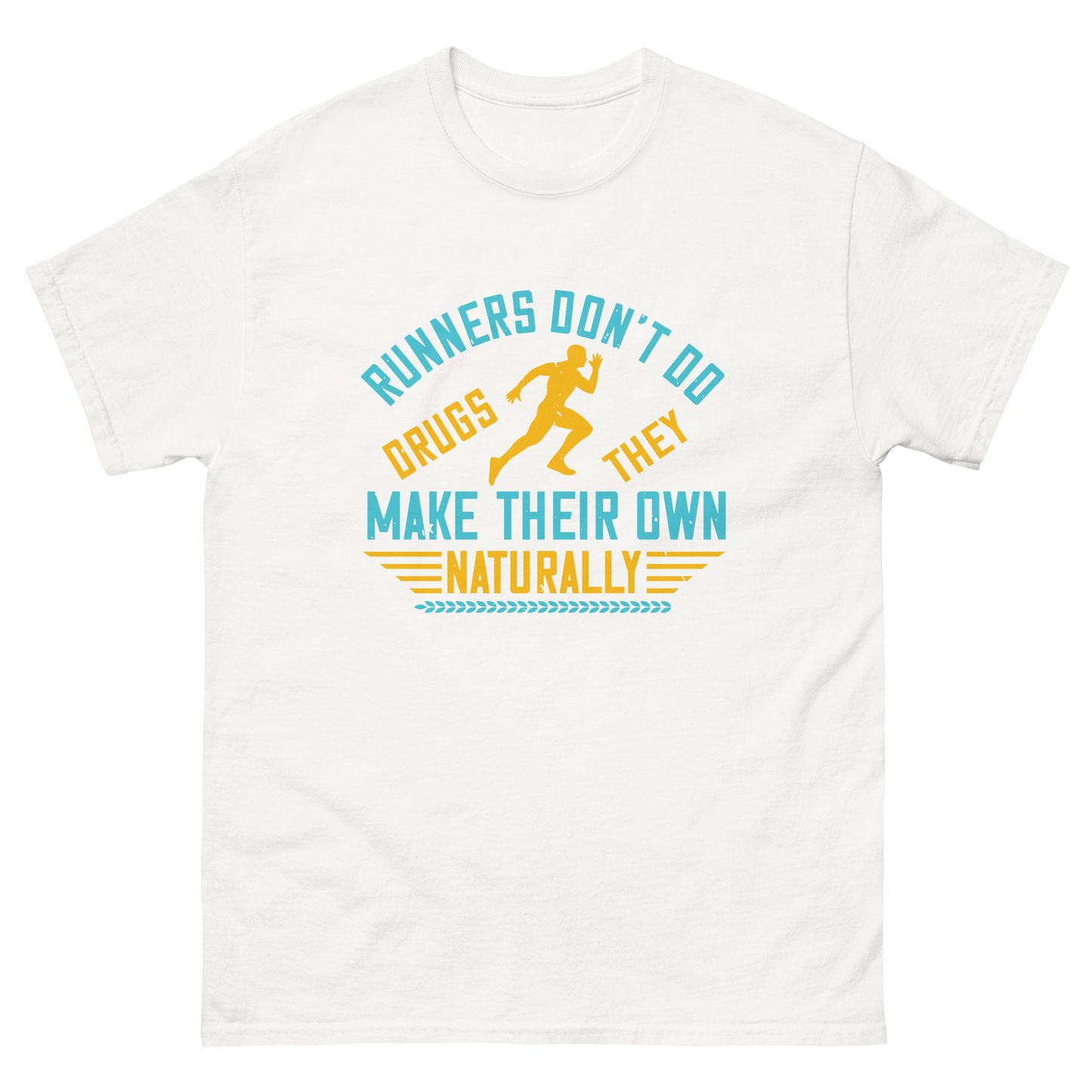 NATURALLY RUNNERS unisex running t-shirt