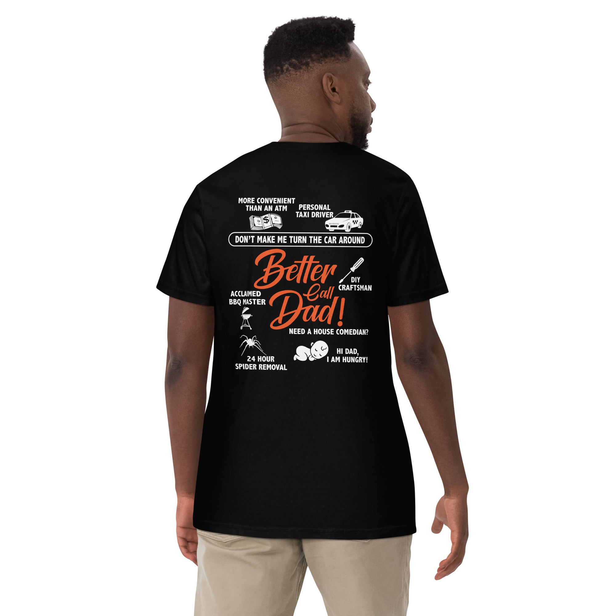 Camiseta unisex de peso pesado teñida en prenda DAD LIFE DELUXE