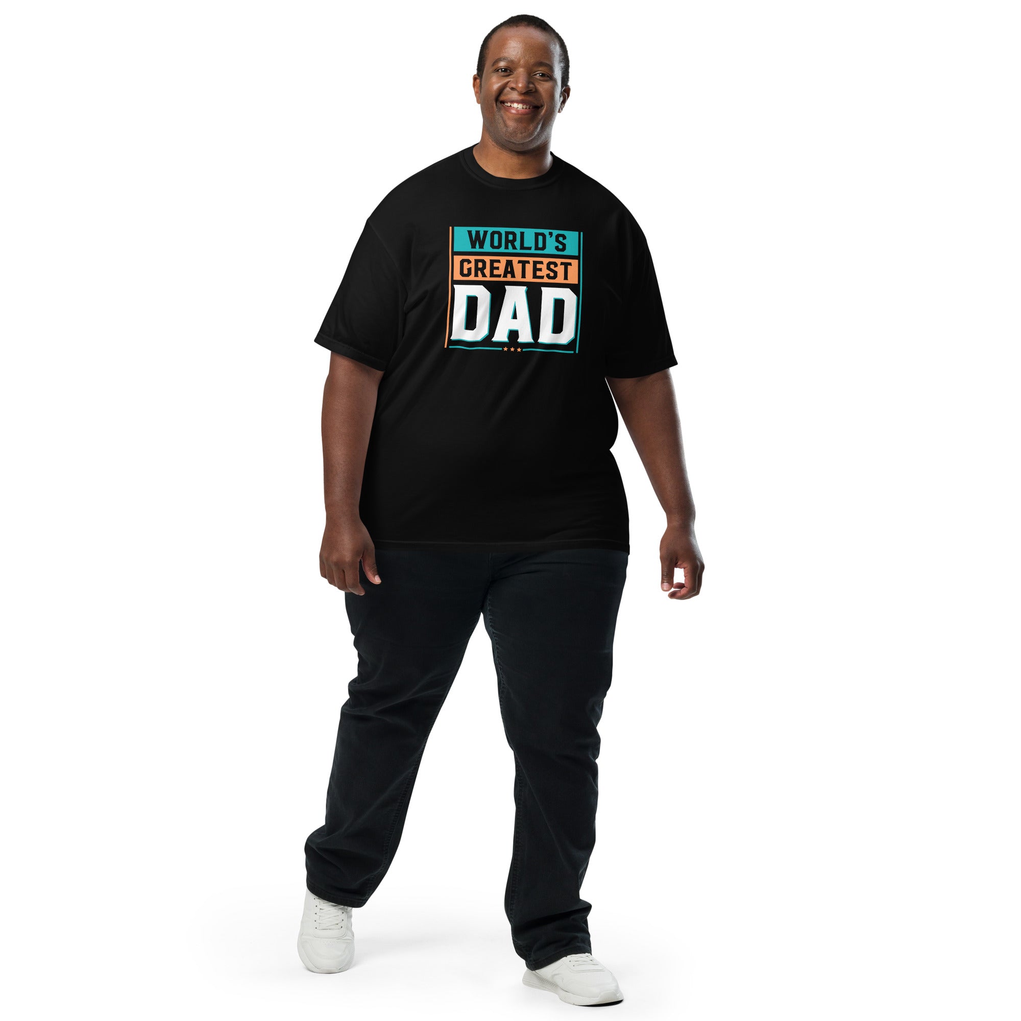 Camiseta unisex de peso pesado teñida en prenda DAD LIFE DELUXE