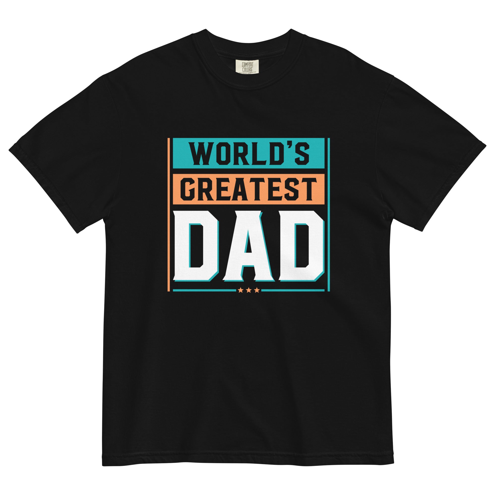 Camiseta unisex de peso pesado teñida en prenda DAD LIFE DELUXE
