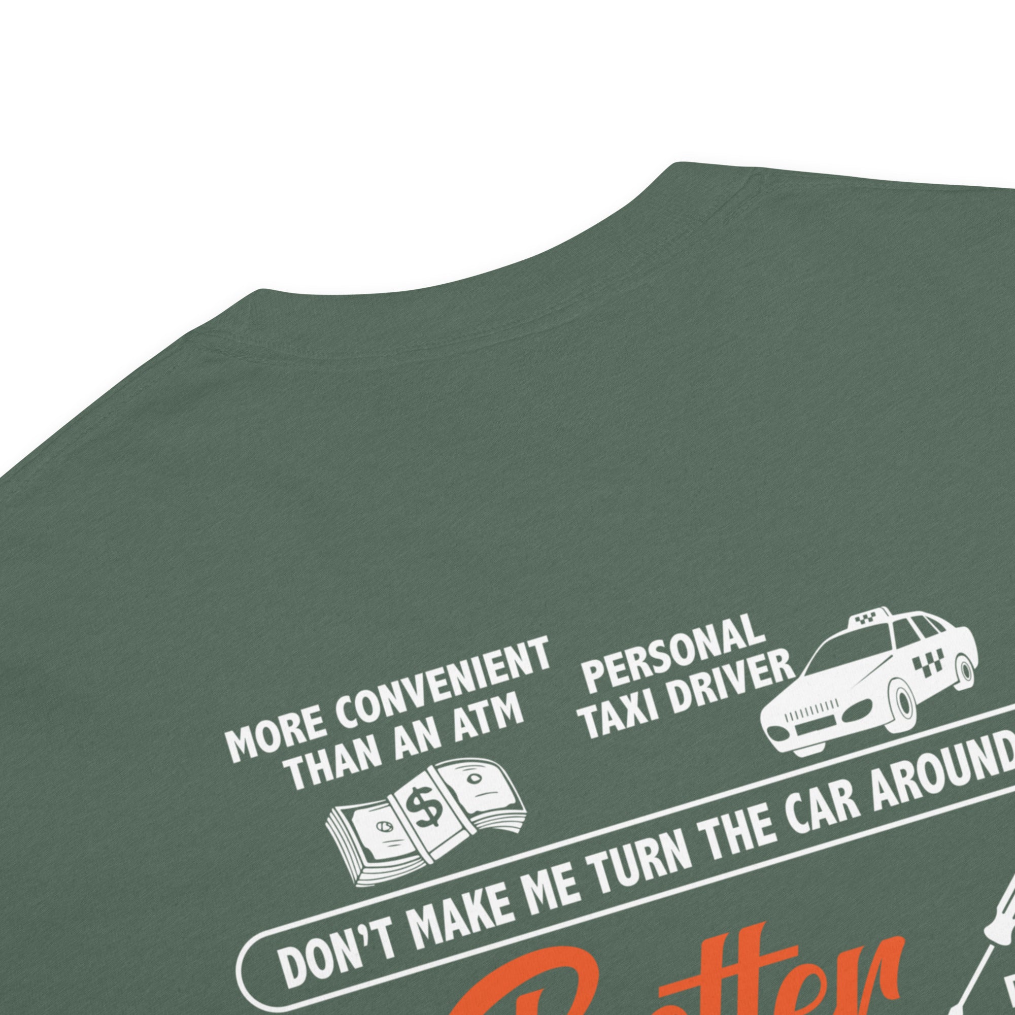 Camiseta unisex de peso pesado teñida en prenda DAD LIFE DELUXE
