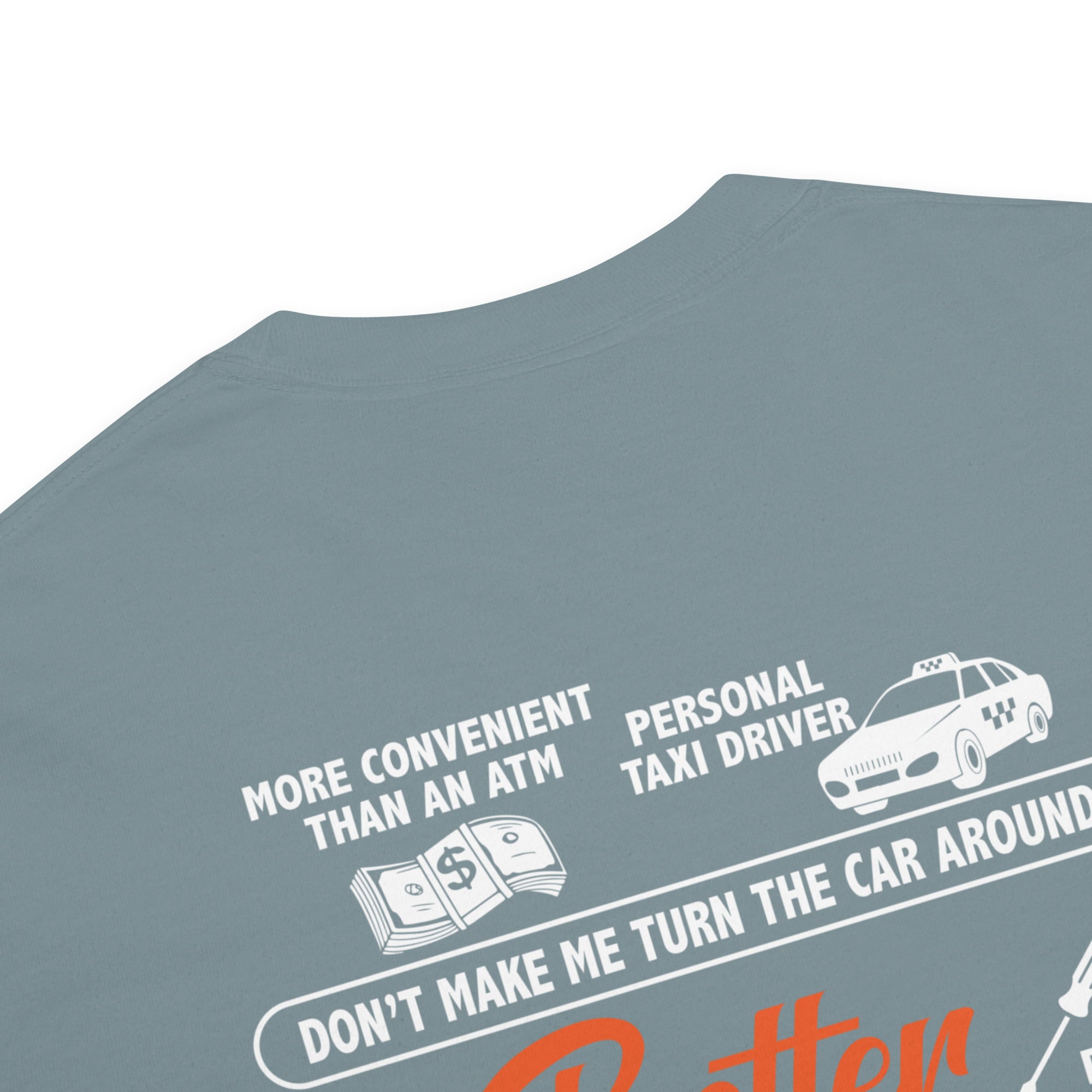 Camiseta unisex de peso pesado teñida en prenda DAD LIFE DELUXE