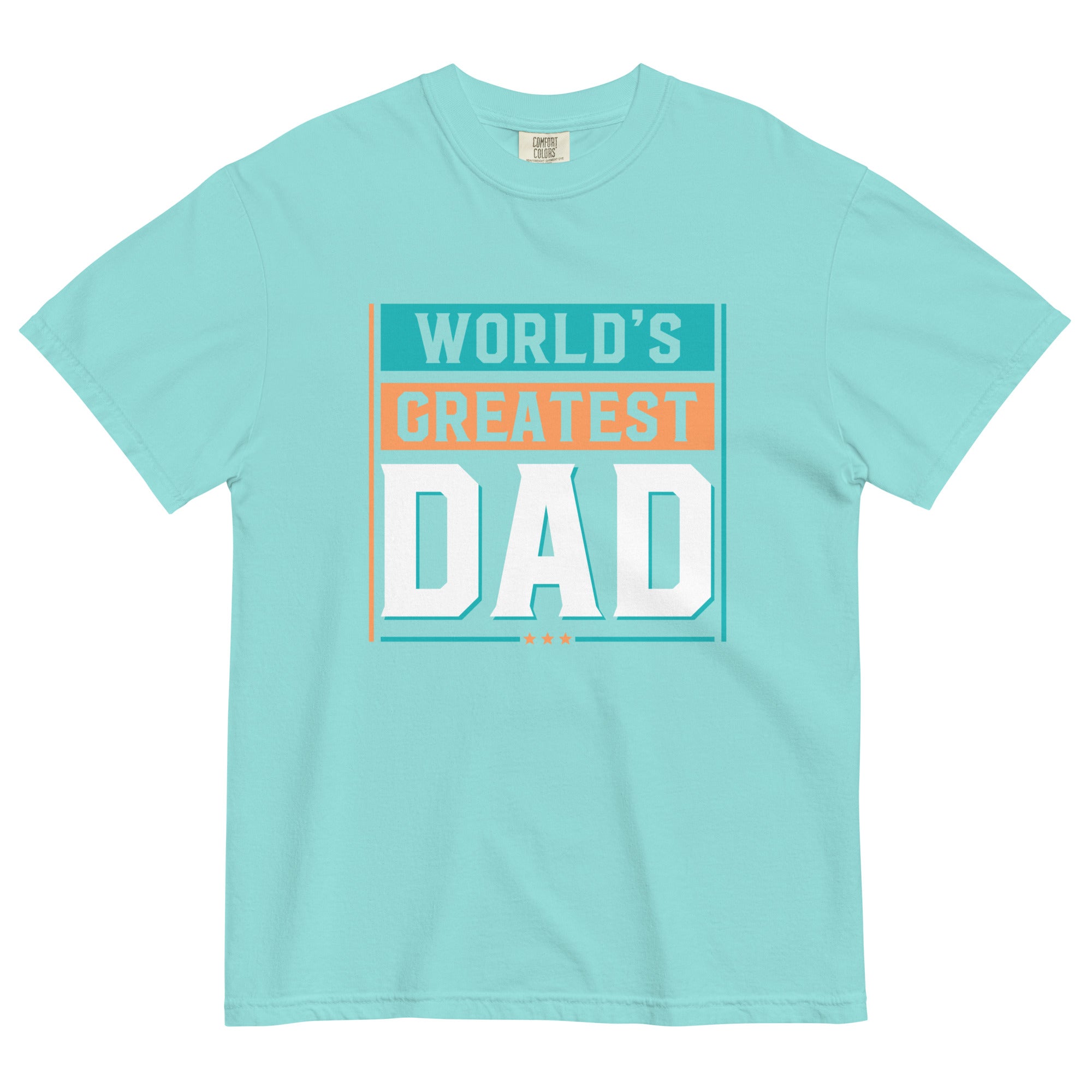 Camiseta unisex de peso pesado teñida en prenda DAD LIFE DELUXE