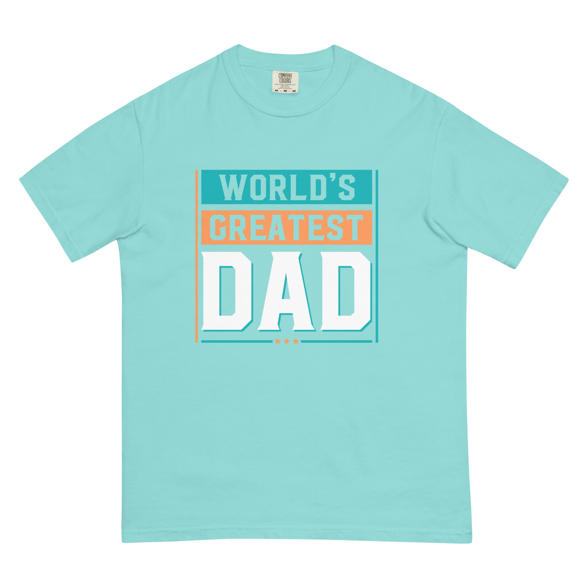 Camiseta unisex de peso pesado teñida en prenda DAD LIFE DELUXE