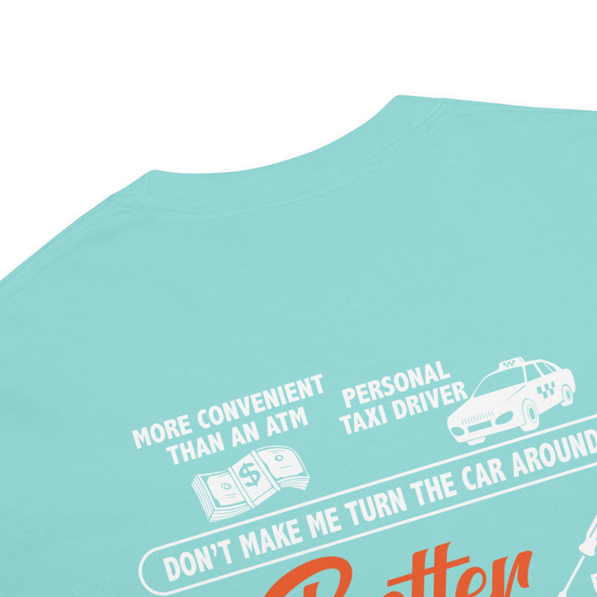 Camiseta unisex de peso pesado teñida en prenda DAD LIFE DELUXE