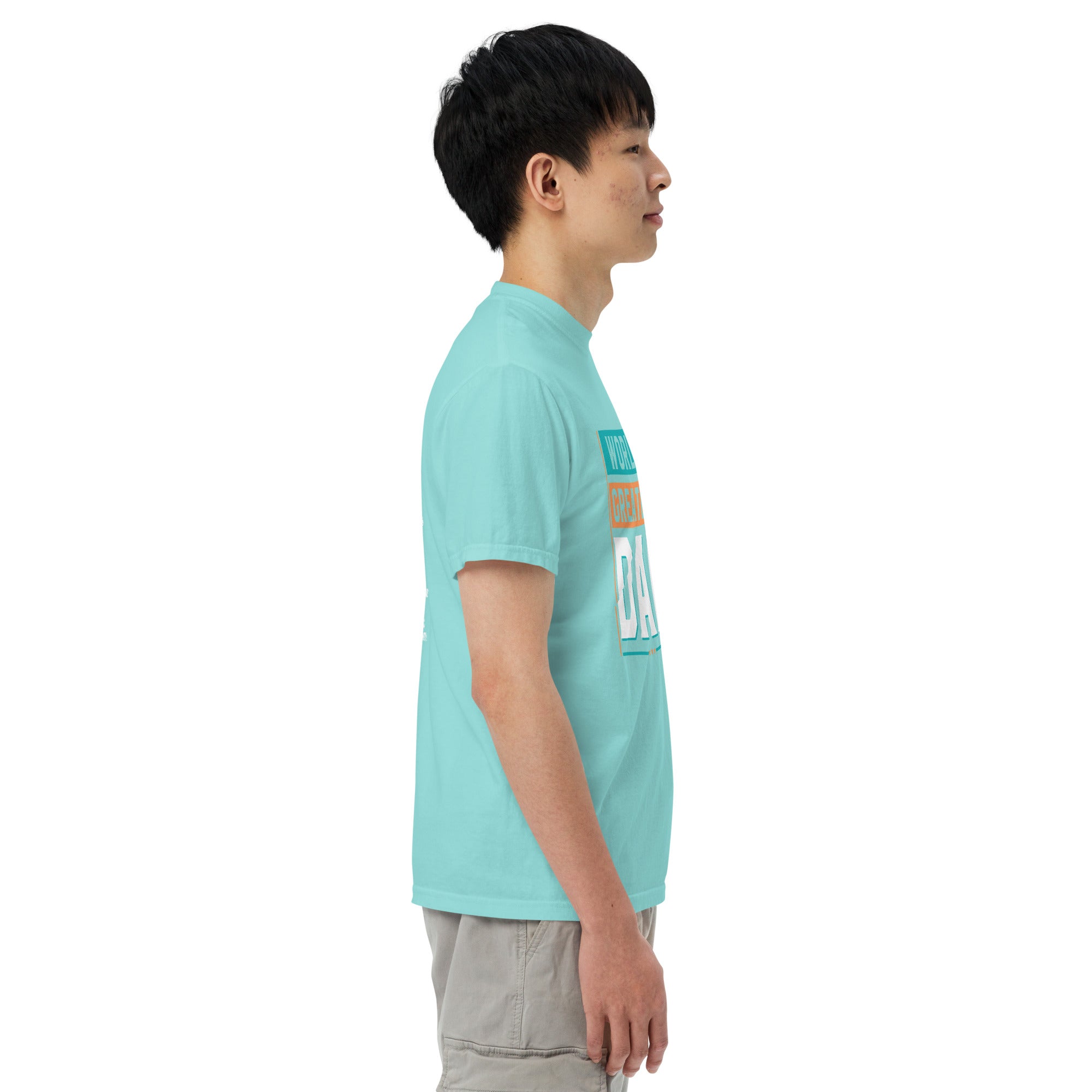 Camiseta unisex de peso pesado teñida en prenda DAD LIFE DELUXE