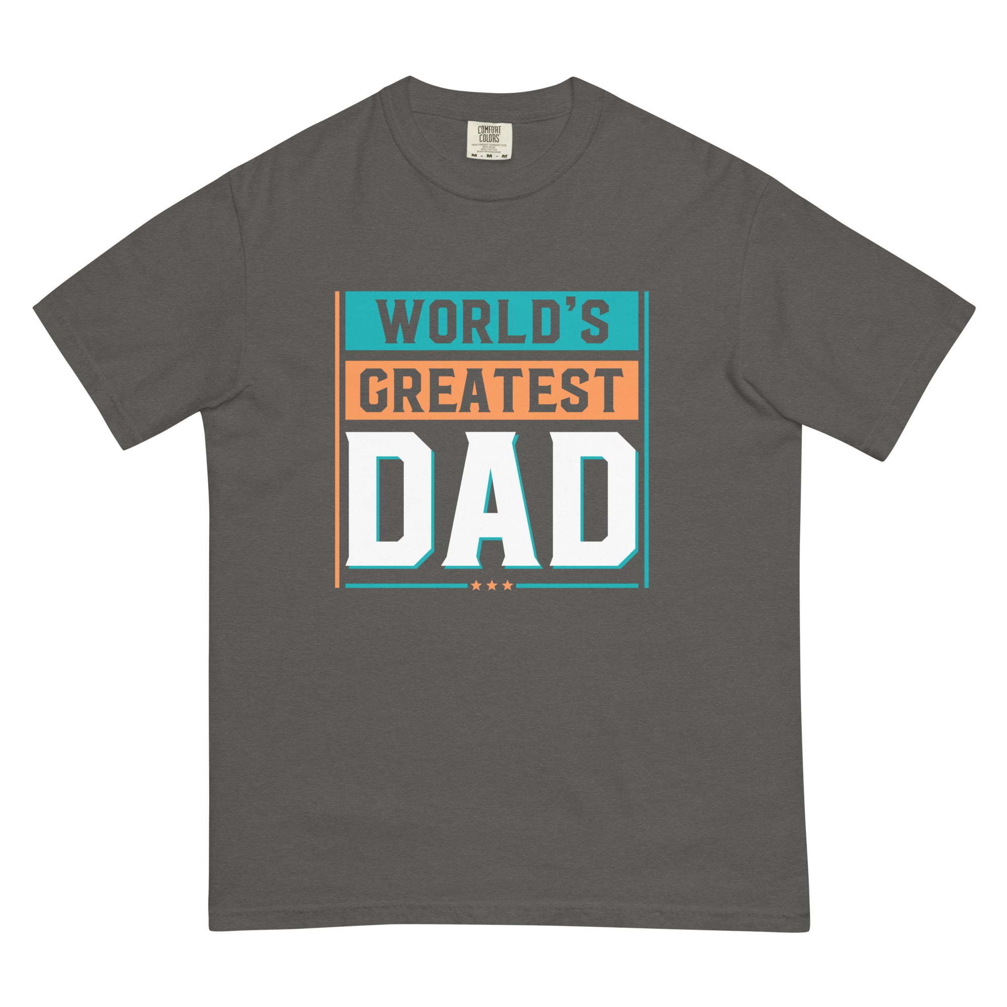 Camiseta unisex de peso pesado teñida en prenda DAD LIFE DELUXE