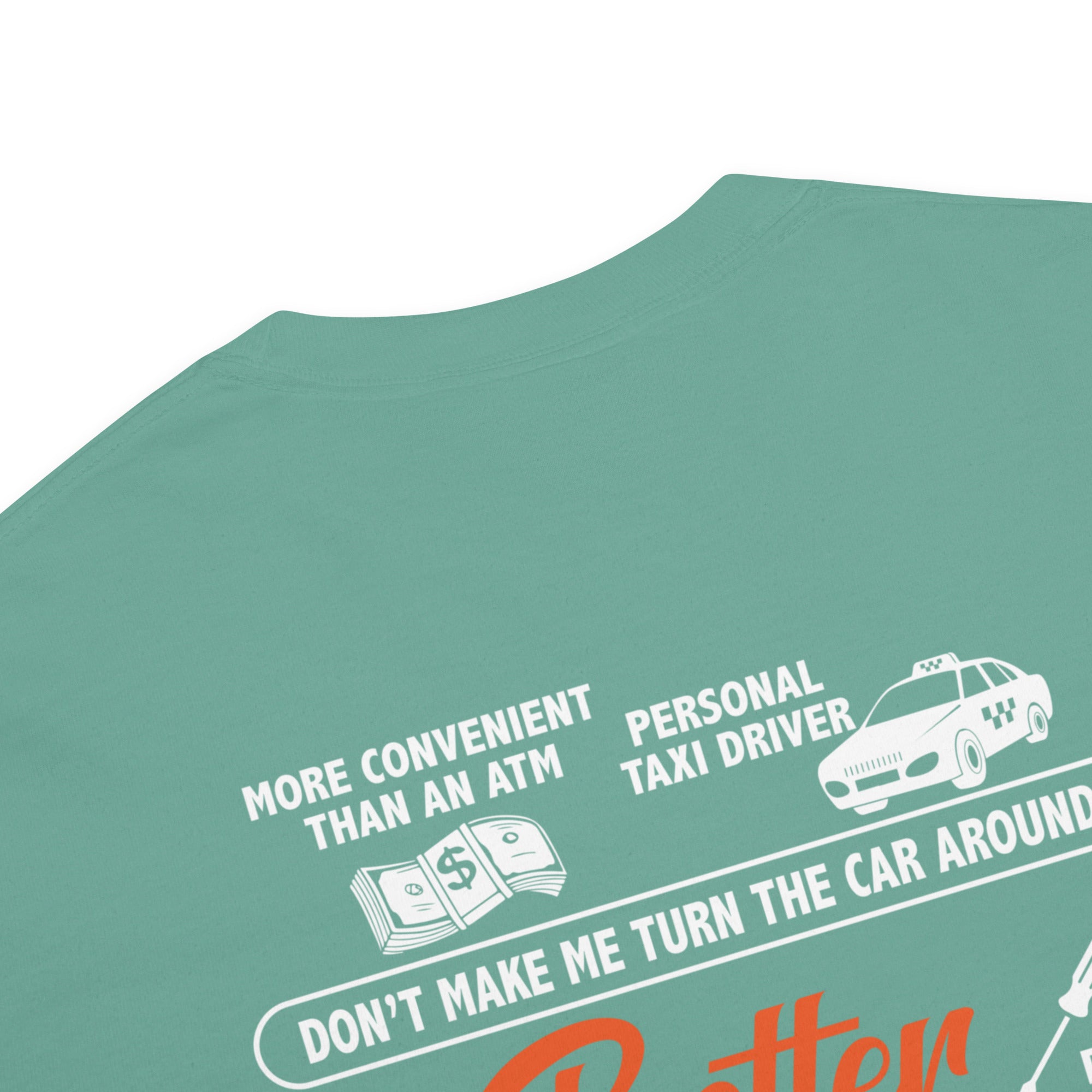 Camiseta unisex de peso pesado teñida en prenda DAD LIFE DELUXE