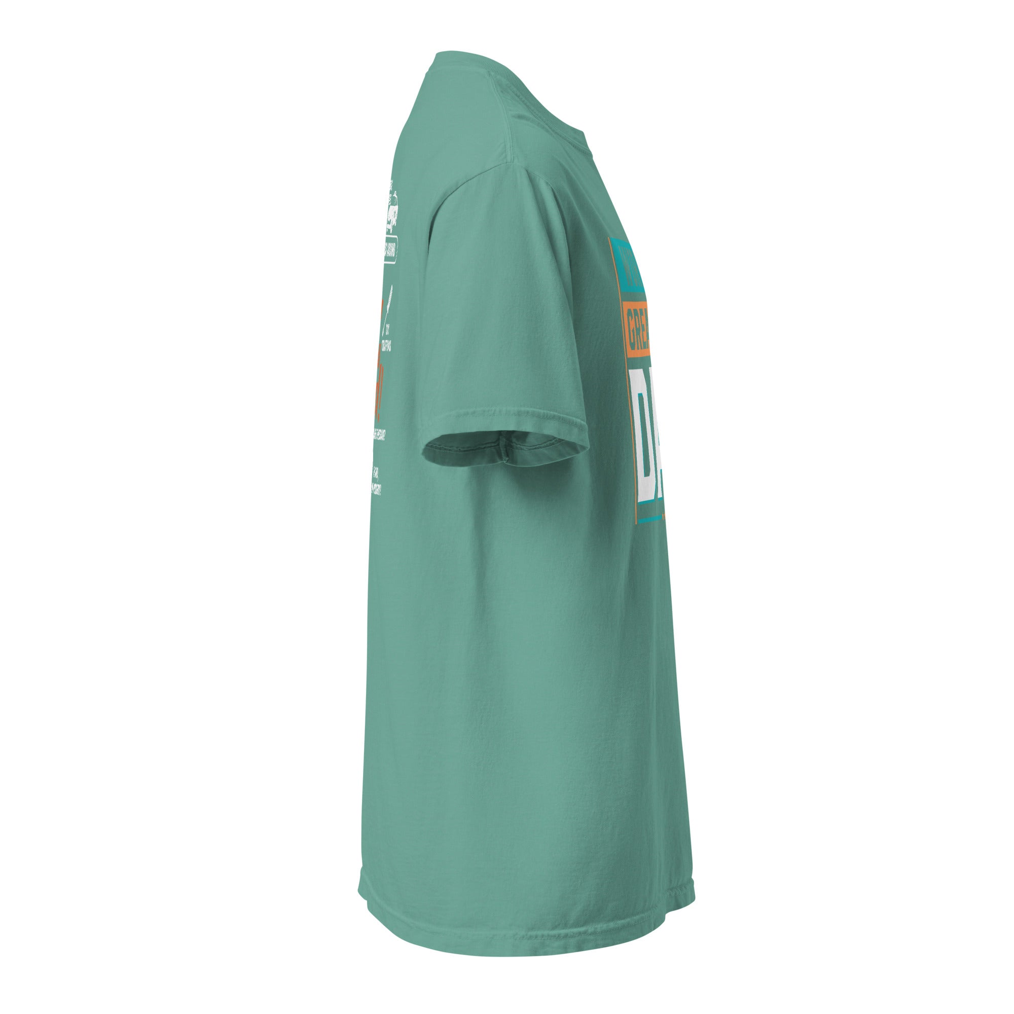 Camiseta unisex de peso pesado teñida en prenda DAD LIFE DELUXE