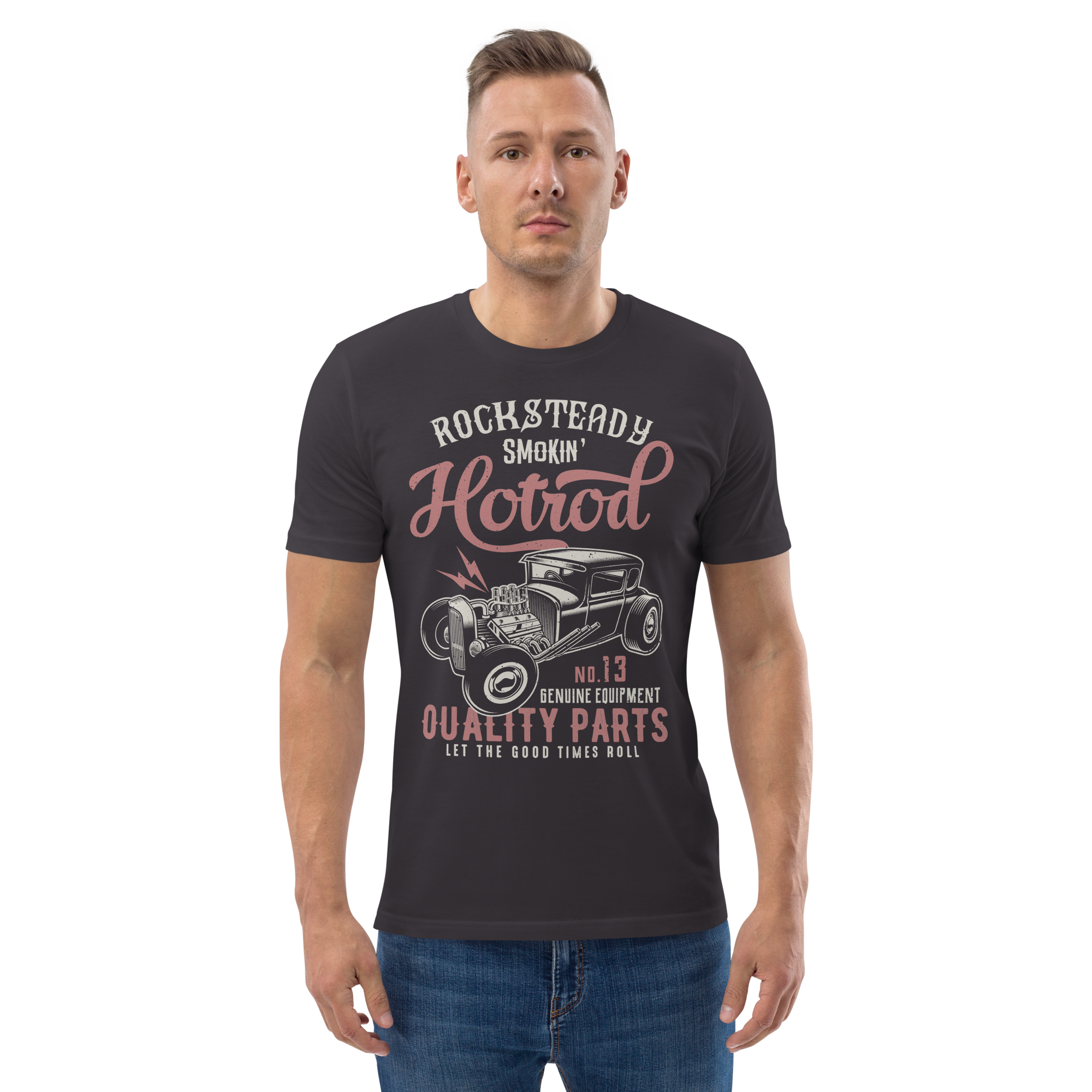 ROCKSTEADY HOTROD Unisex organic cotton t-shirt