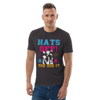 HATS OFF! unisex t-shirt - Printoo Shop - - graduation, t-shirt, unisex, Unisex Organic Cotton T-Shirt | Stanley/Stella STTU169