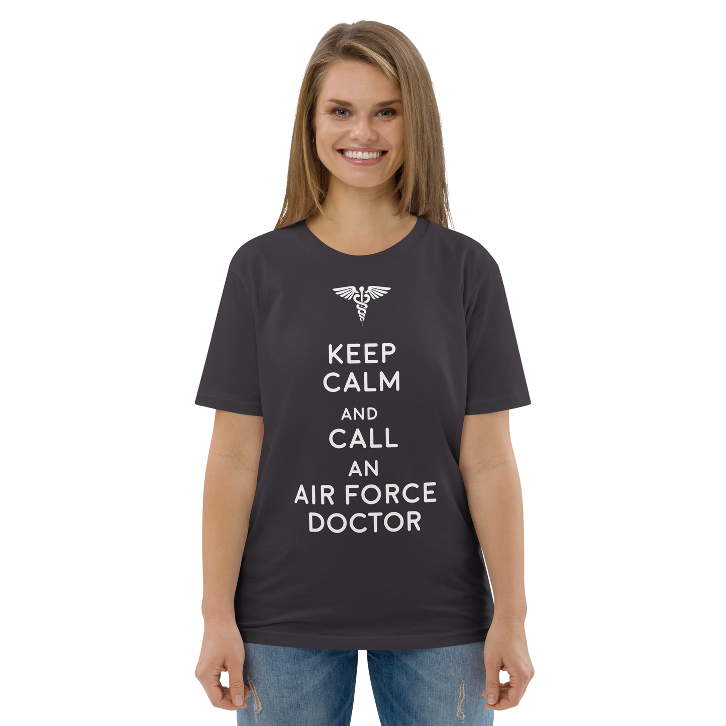 AIR FORCE DOCTOR Doctor series unisex organic cotton t-shirt