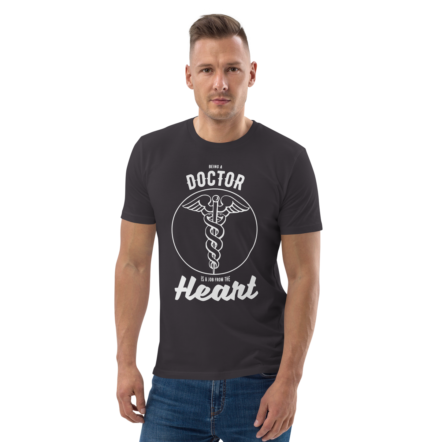 DOCTOR HEART Doctor series unisex organic cotton t-shirt