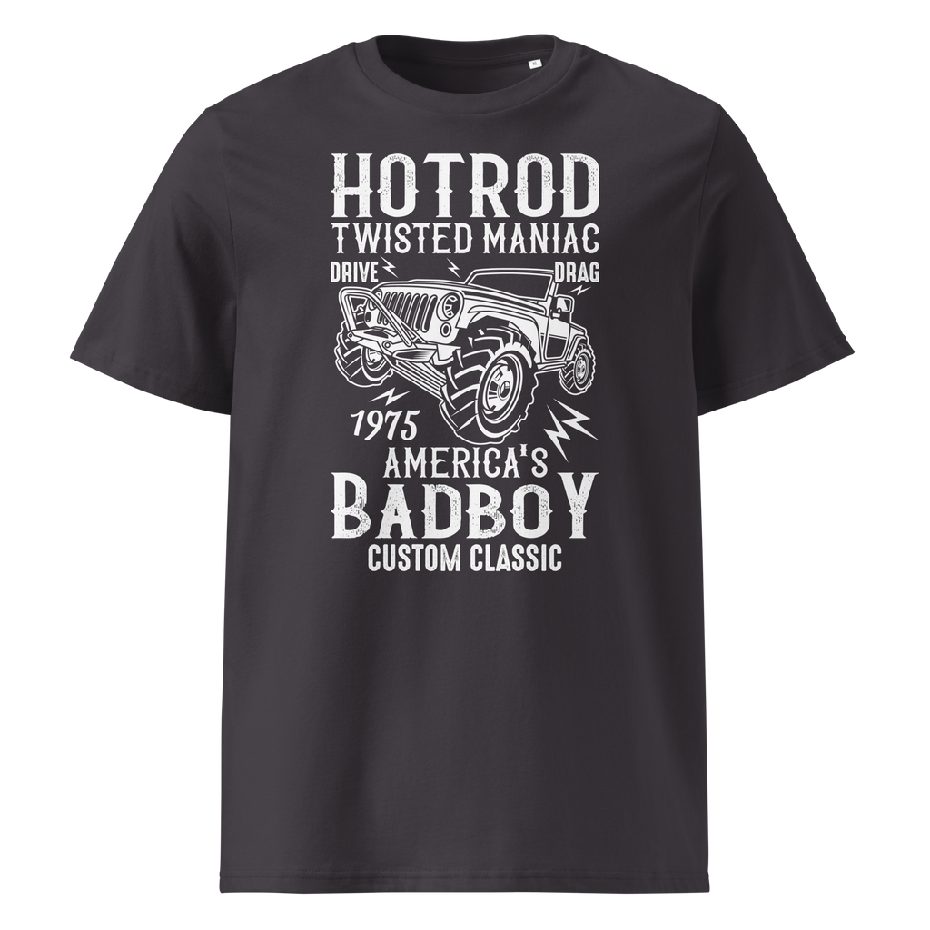 HOTROD BADBOY Unisex-T-Shirt aus Bio-Baumwolle