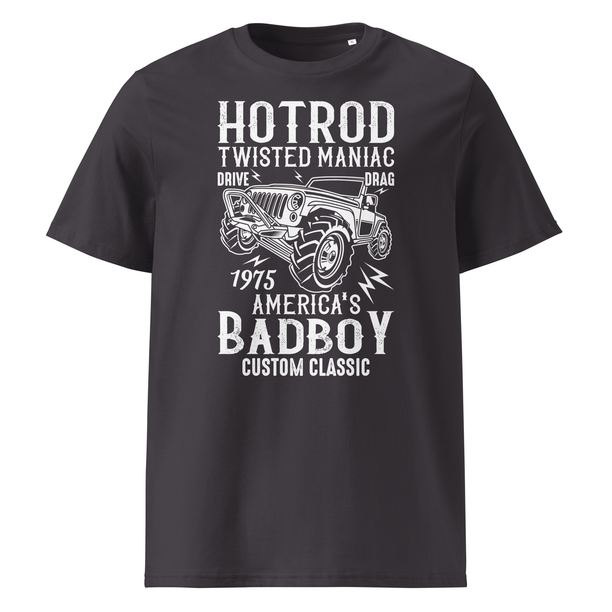 HOTROD BADBOY Unisex-T-Shirt aus Bio-Baumwolle
