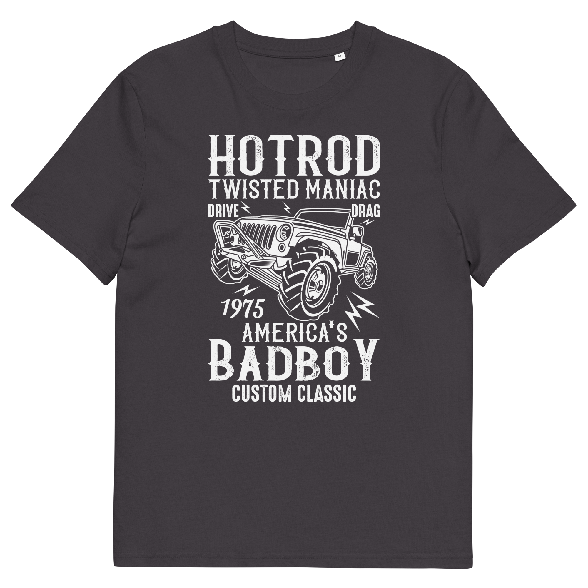 HOTROD BADBOY Unisex-T-Shirt aus Bio-Baumwolle
