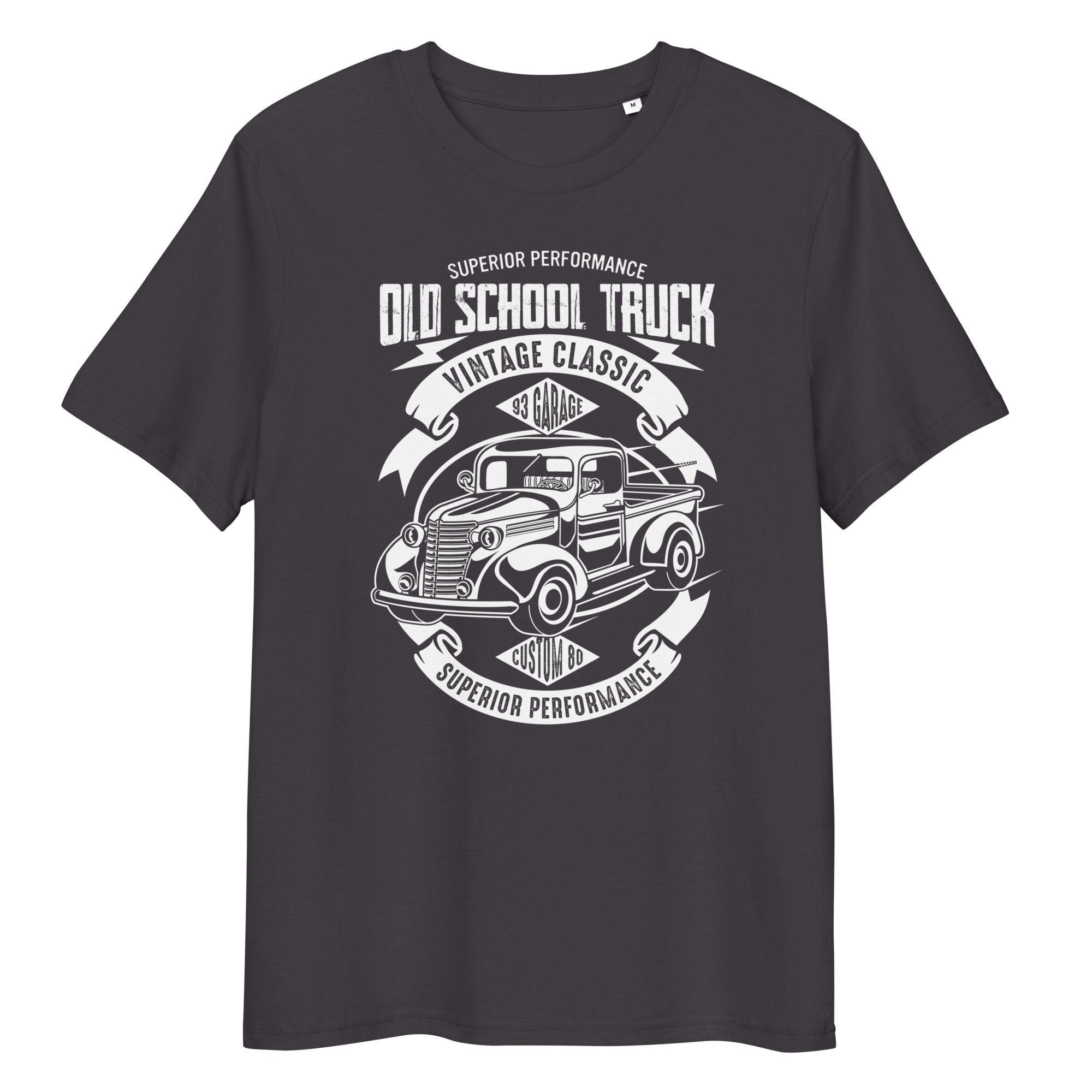 OLD SCHOOL TRUCK Unisex organic cotton t-shirt