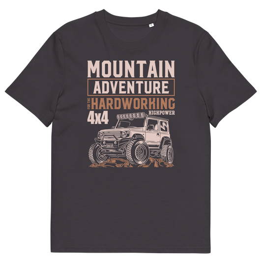 MOUNTAIN ADVENTURE Unisex organic cotton t-shirt