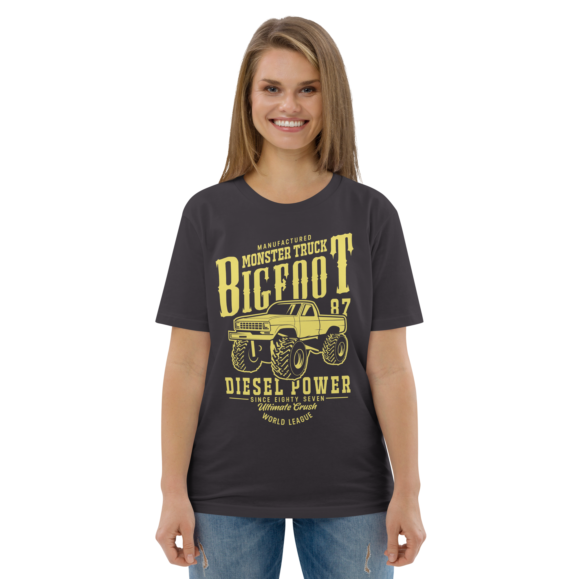 Camiseta unisex de algodón orgánico BIGFOOT DIESEL POWER