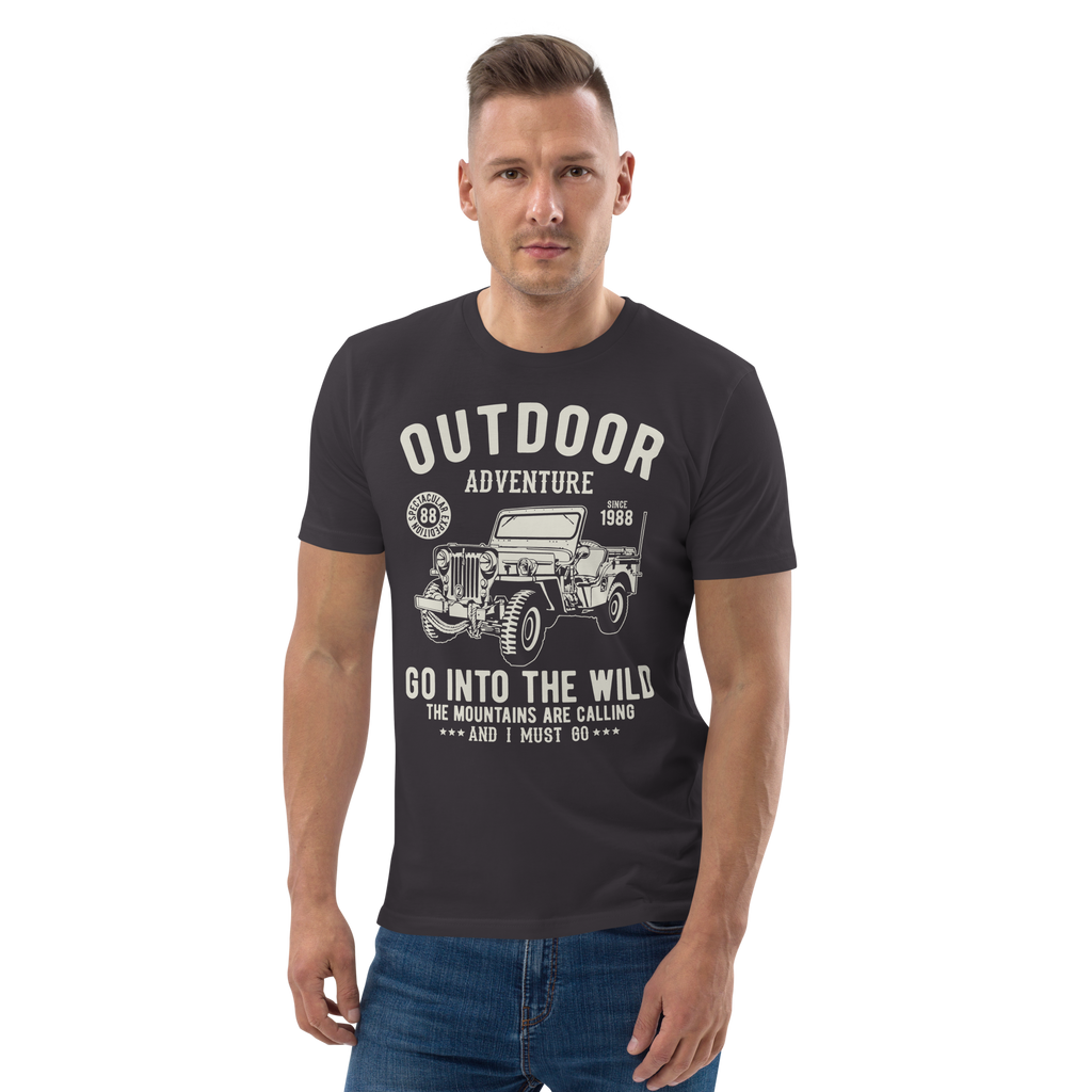 OUTDOOR ADVENTURE Unisex organic cotton t-shirt