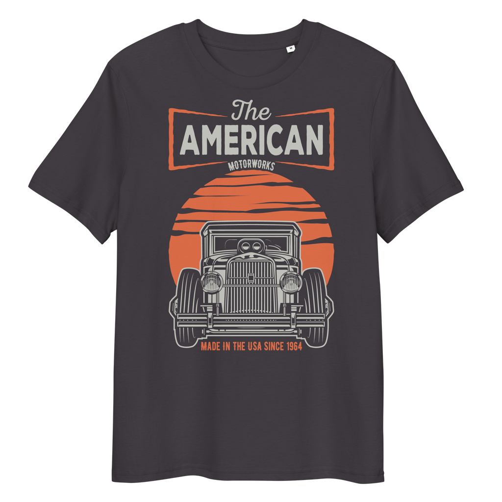 Camiseta unisex de algodón orgánico THE AMERICAN MOTORWORKS