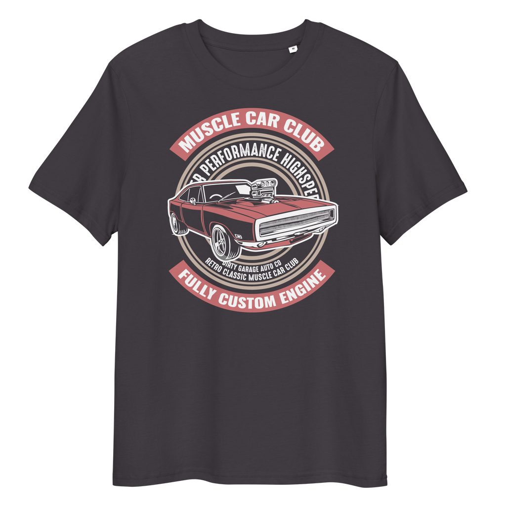 Camiseta unisex de algodón orgánico MUSCLE CAR CLUB