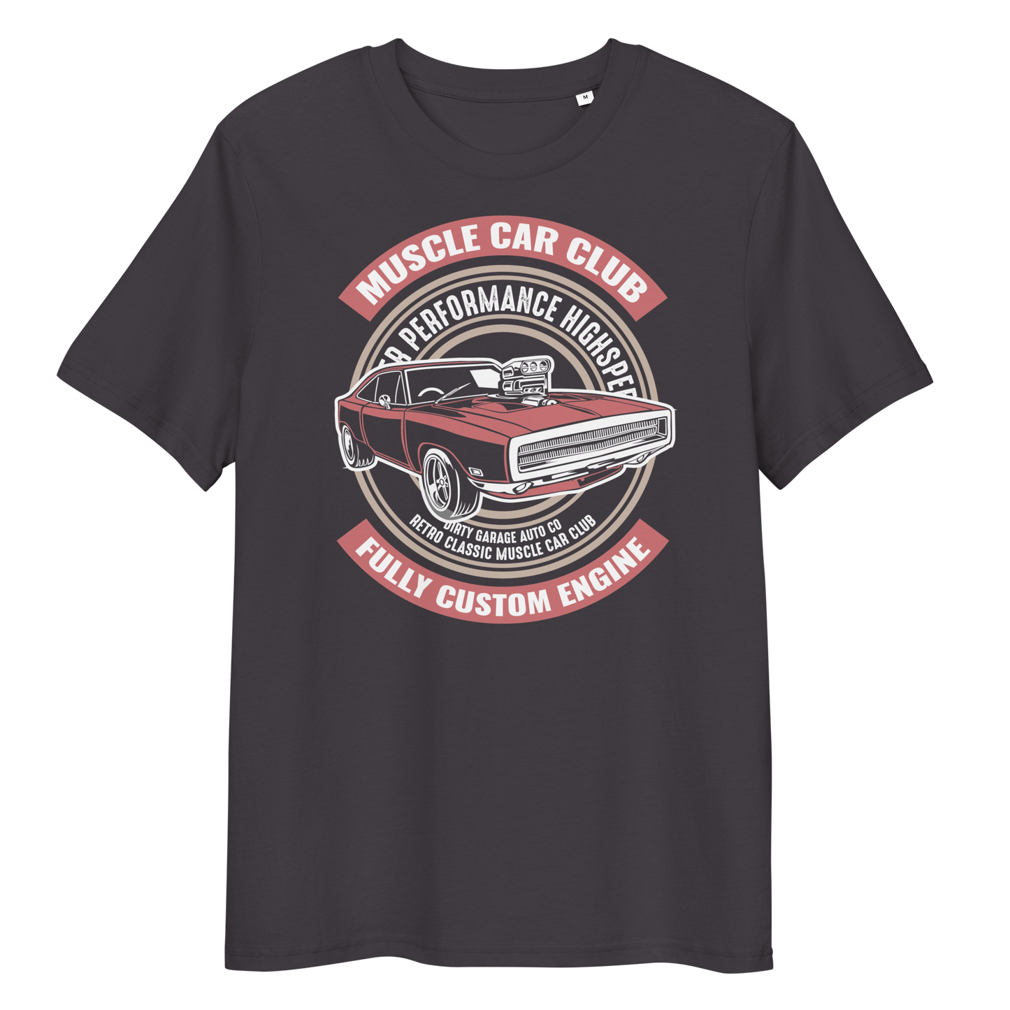 MUSCLE CAR CLUB Unisex organic cotton t-shirt