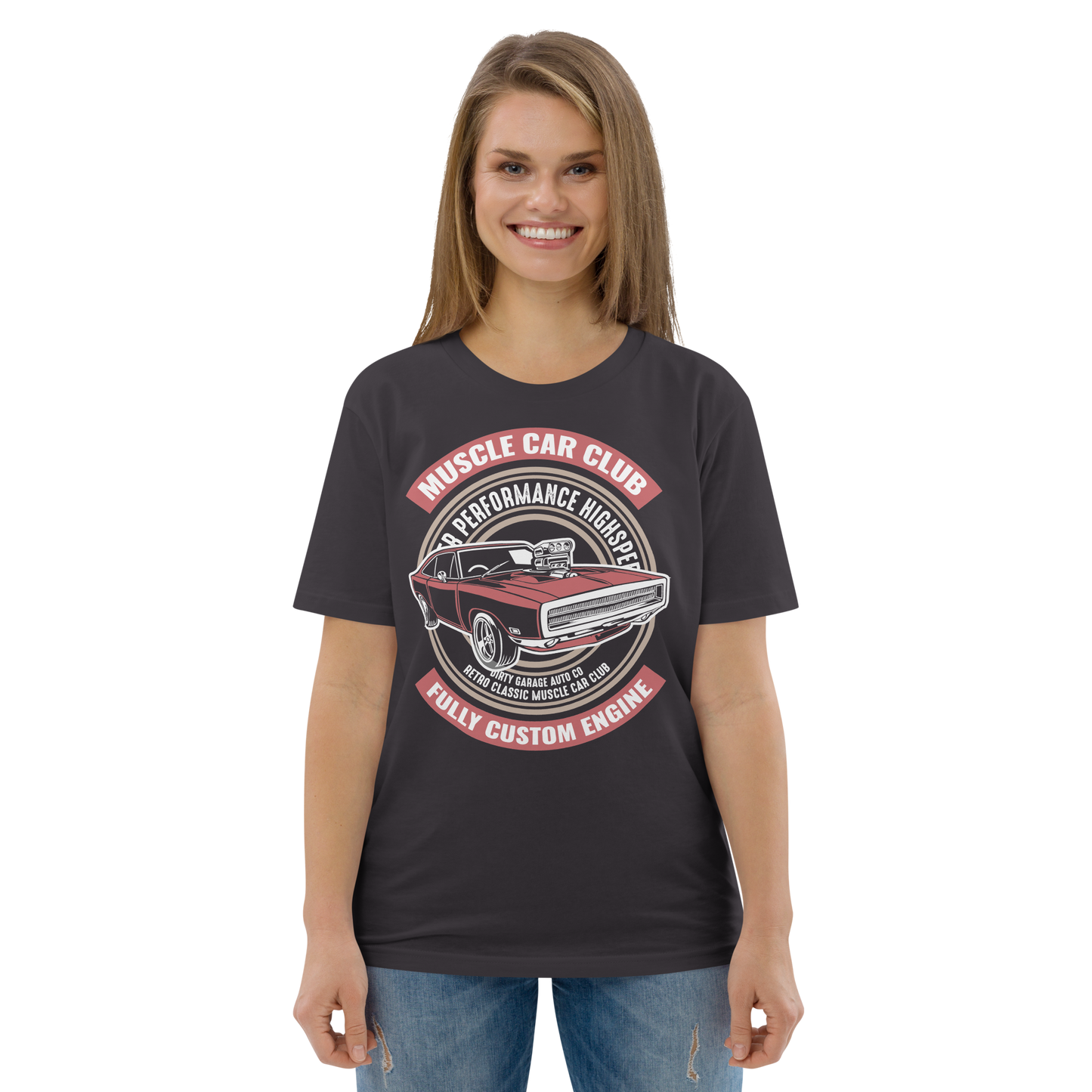 MUSCLE CAR CLUB Unisex organic cotton t-shirt