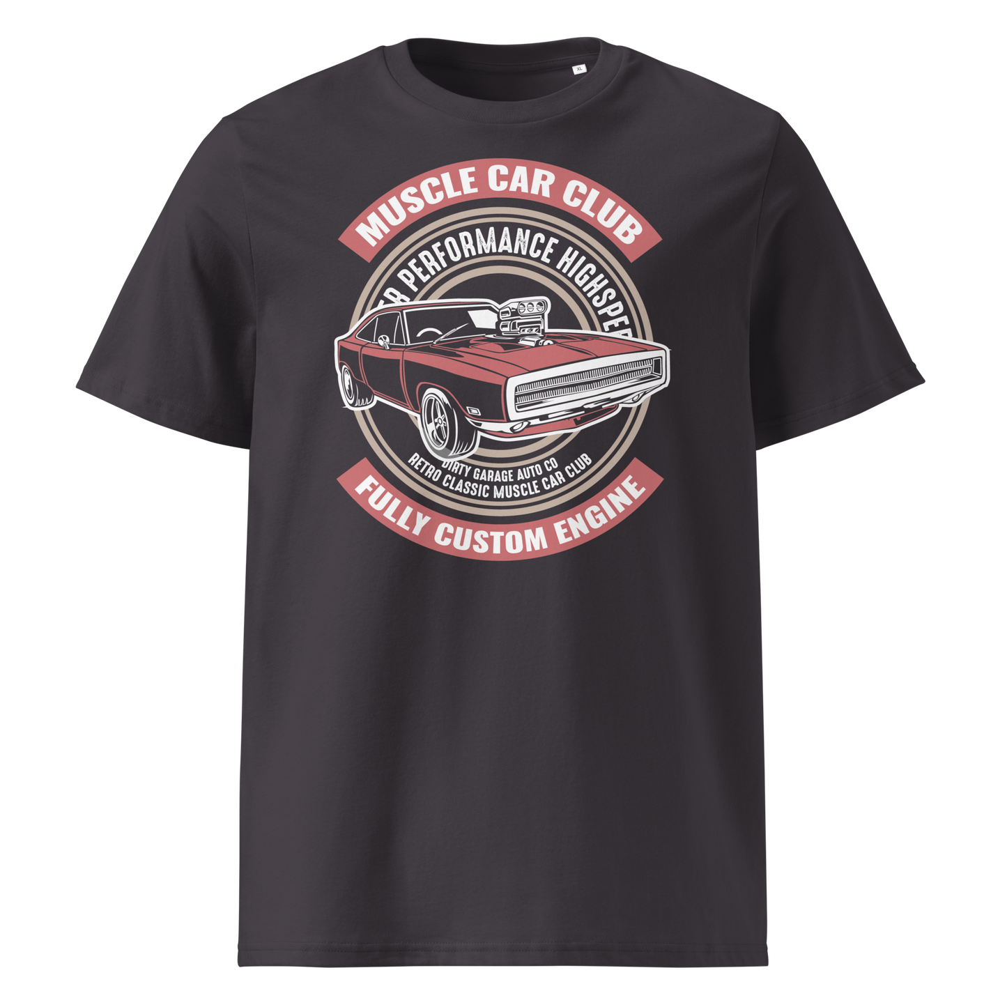 MUSCLE CAR CLUB Unisex organic cotton t-shirt