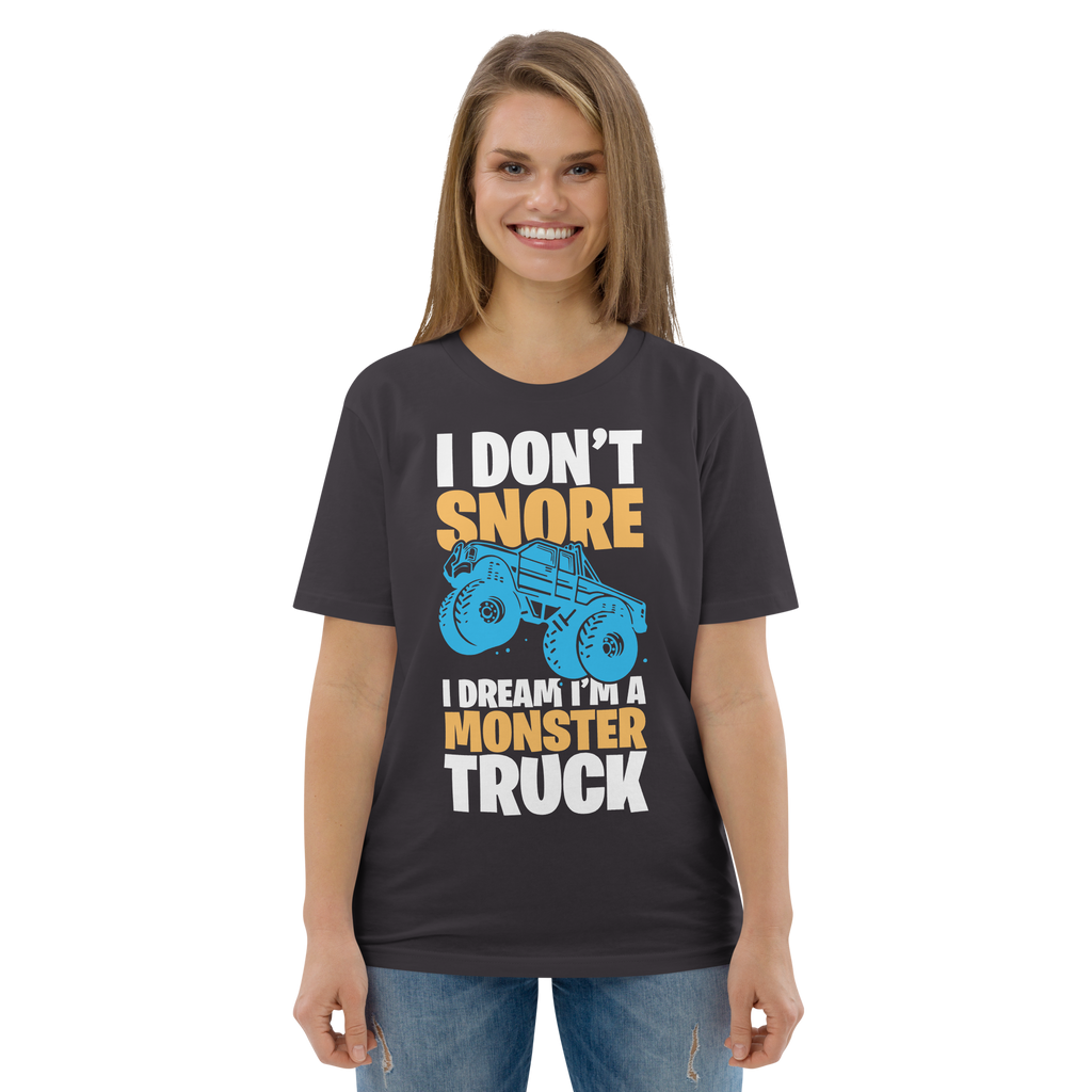 ICH BIN EIN MONSTER TRUCK Unisex-T-Shirt aus Bio-Baumwolle