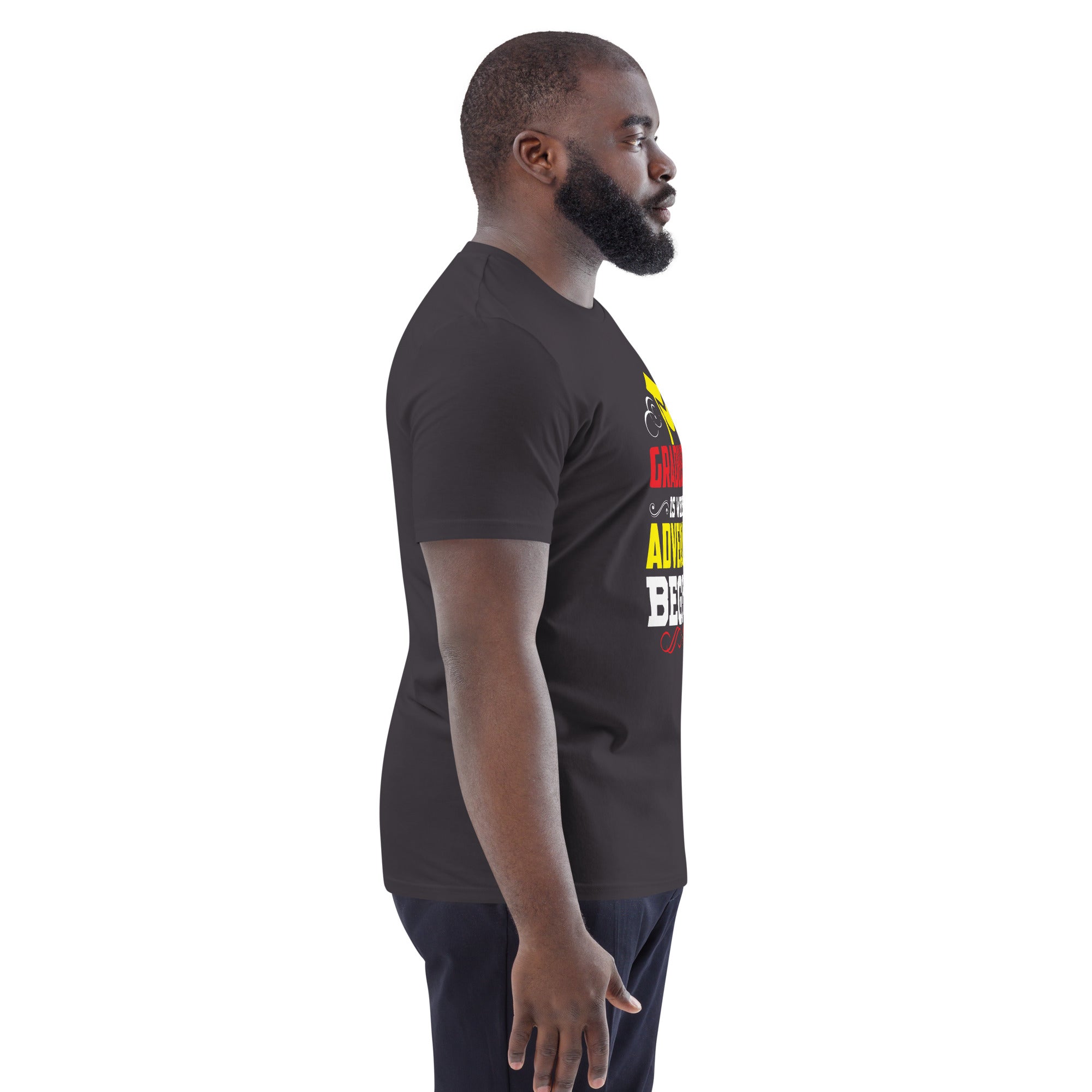 ADVENTURE BEGINS unisex t-shirt