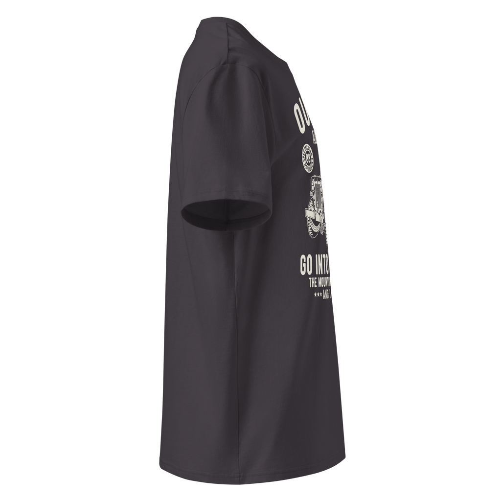 OUTDOOR ADVENTURE Unisex organic cotton t-shirt