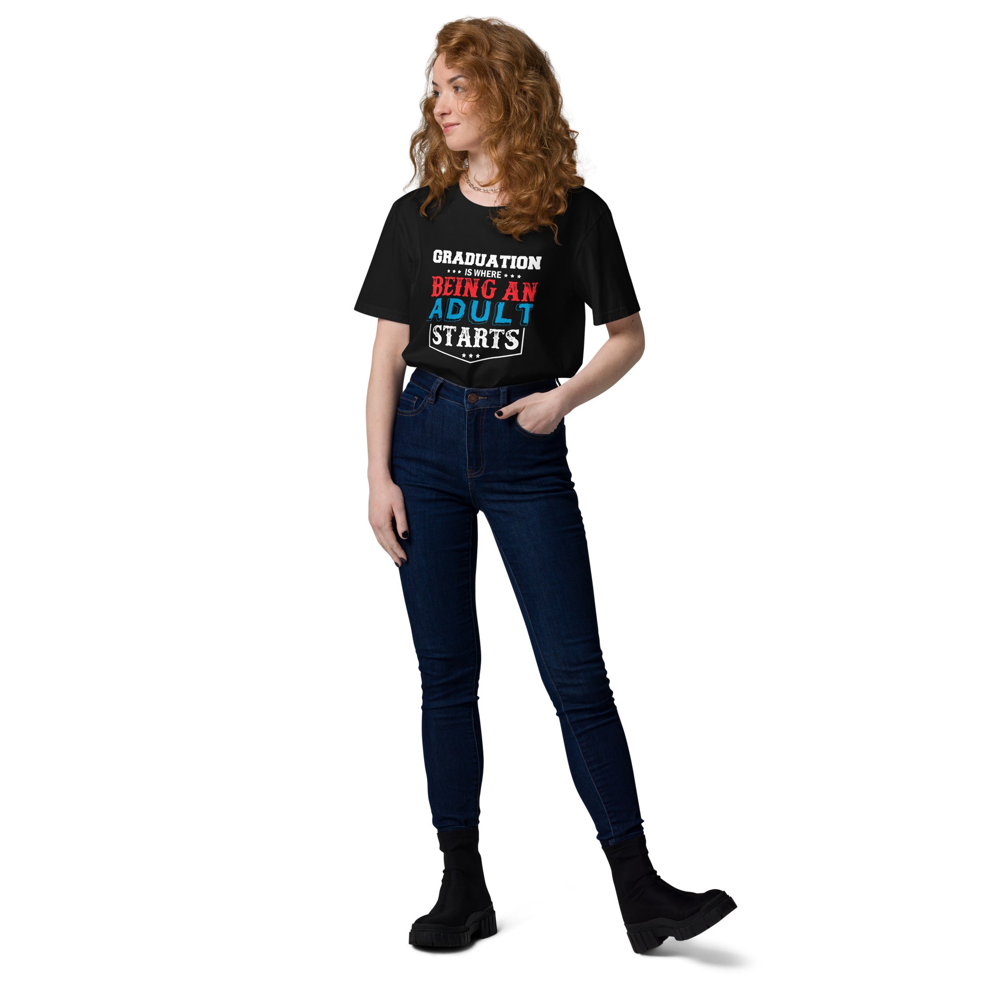 ADULTING BEGINS unisex t-shirt