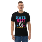 HATS OFF! unisex t-shirt - Printoo Shop - - graduation, t-shirt, unisex, Unisex Organic Cotton T-Shirt | Stanley/Stella STTU169